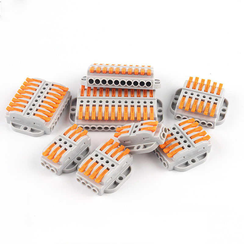 Fast Compact Lever Nut Wire Conductor Quick Wiring Compact Splicing Connector Electrical Quick Terminal Block connector