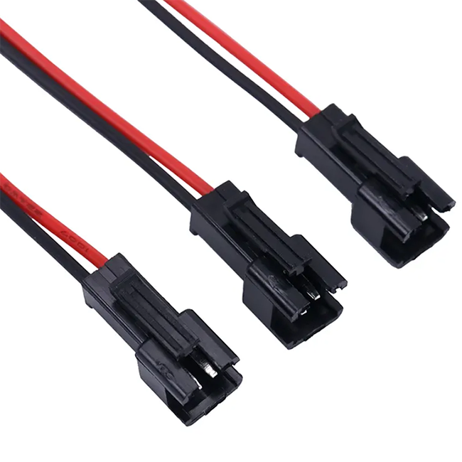 3 Pin 4 Pin Electric Jst Terminal Electrical 2 Pins Sm Plug cables with connector Wire Male And Female Connectors