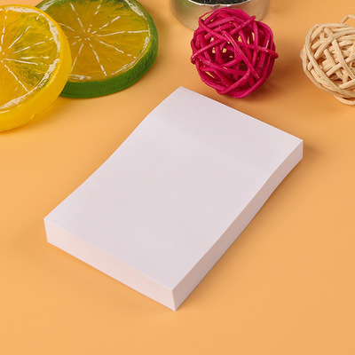 Note paper white with sticky note book can tear away portable message paper memo custom note pad