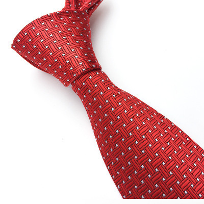 Wholesale Men's 100% Custom Woven Silk necktie High Quality cheap mens neck tie