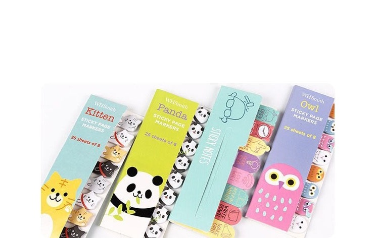 Note paper white with sticky note book can tear away portable message paper memo custom note pad