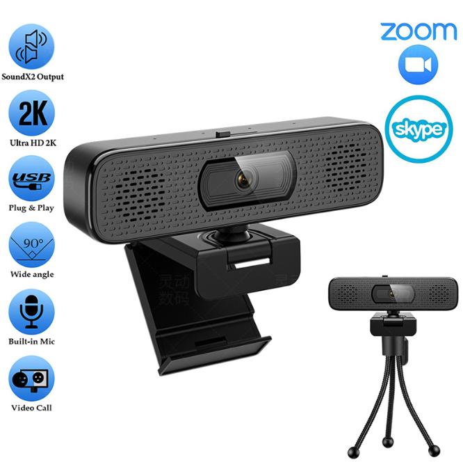 New private model Webcam with dual speaker  box laptop home network USB camera