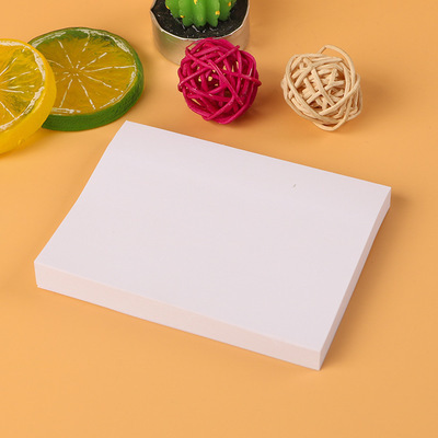 Note paper white with sticky note book can tear away portable message paper memo custom note pad