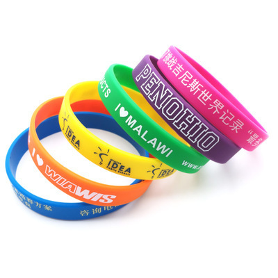 personalized silicone bracelets promotional gifts customized various silicone products