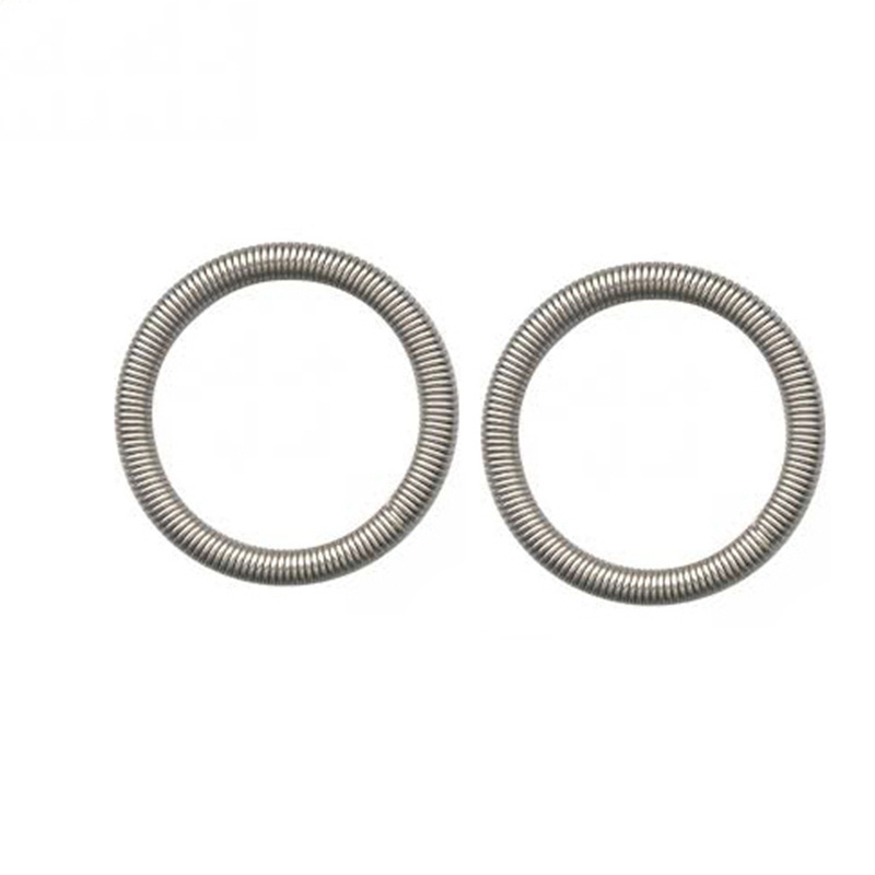 Customized various stainless steel carbon steel metal O shape micro coil circular interlock garter spring