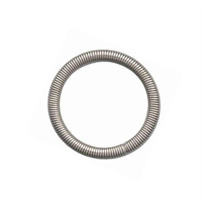 Customized various stainless steel carbon steel metal O shape micro coil circular interlock garter spring