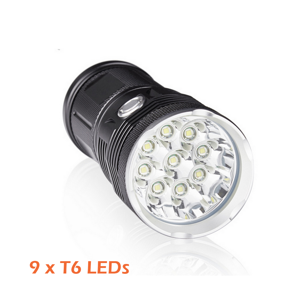 Powerful LED Flashlight White 5 LED 6000 Lumens 18650 Flashlight Hunt Camping Torch Lamp