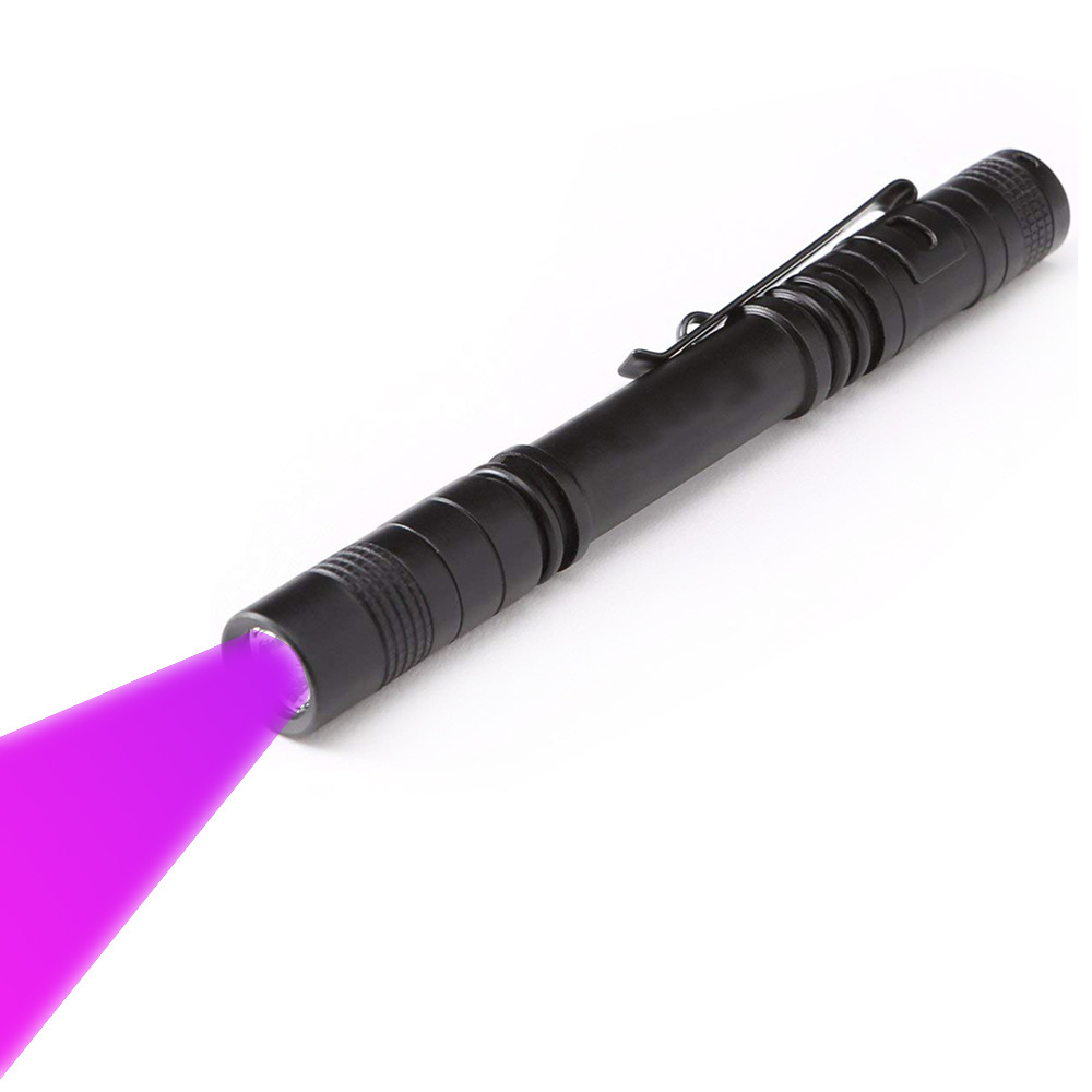 High Bright 395nM UV Pen Purple Curing UV Resin Fly Tying Blacklight UV Pen Flashlight