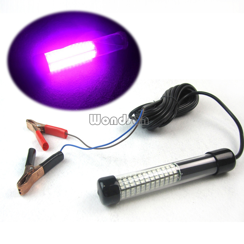 Waterproof IPx68 180pcs UV Lamp LEDs Night Submersible Boat High Violet Fishing Light