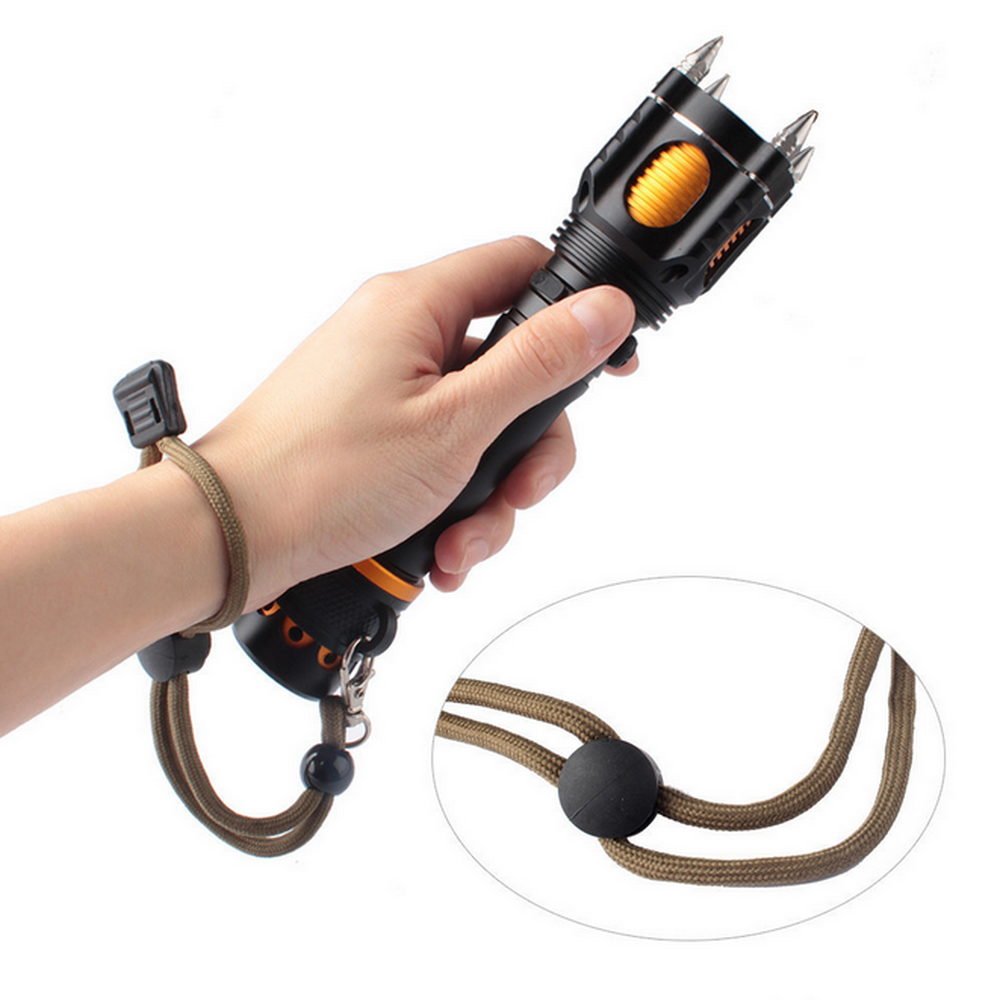 Factory Sell White Head Attack Self Defend Security 2000LM LED Flashlight