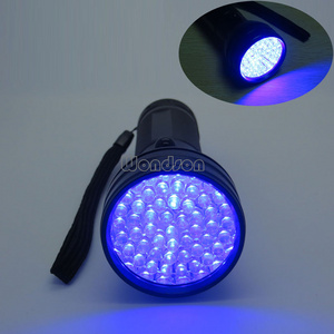 Customized Logo 470nm 51 LED Blue Ray Light Lamp Hiking Flashlight