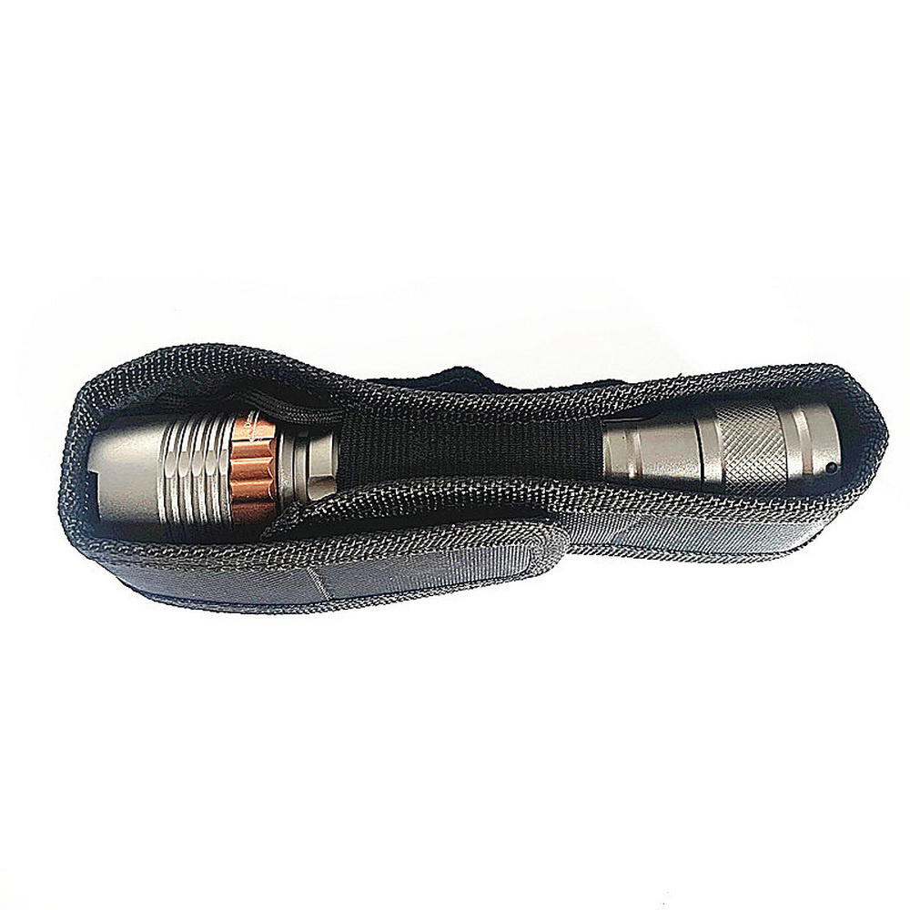 180*46mm Nylon Belt Carry Case Torch Pouch  LED Handheld Flashlights Holster Holder