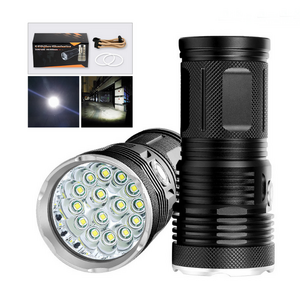 29000lm High Power LED Flashlight 15 Battery LED Hunting Camping Flashlight Flash Torch Lamp