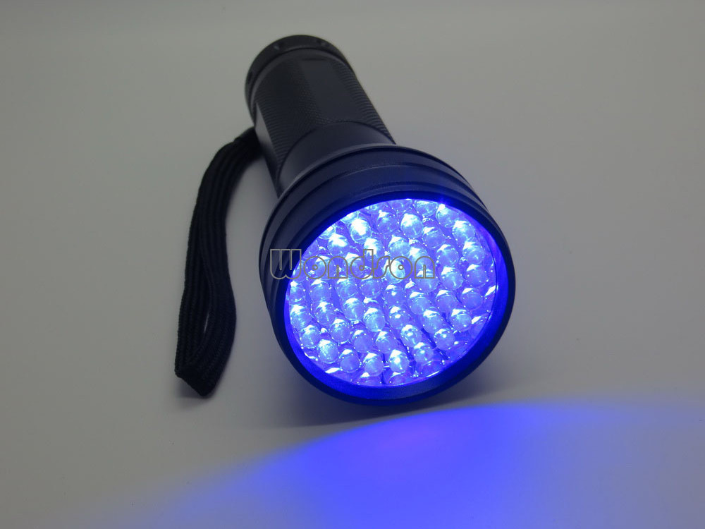 Customized Logo 470nm 51 LED Blue Ray Light Lamp Hiking Flashlight