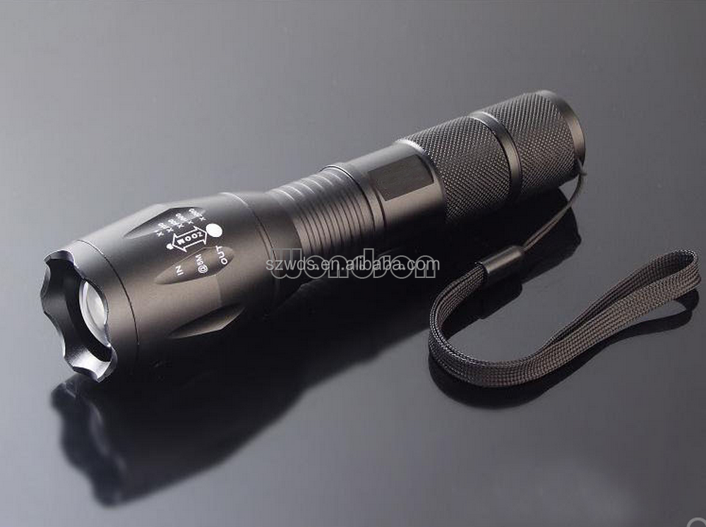 Zoomable Red Light LED Flashlight for Aviation Astronomy Camping Hunting Turtle Watching