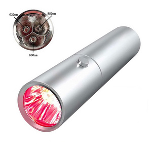 9 Watt Red Infrared 630nm 660nm 850nm LED Torch High Power Infrared Lamp Red Light Therapy Flashlight