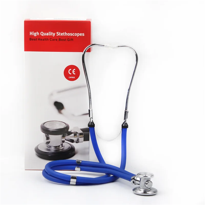 Pediatric Dual Head Sprague Rappaport Stethoscope Cheap Medical Supplies Clinical Double Tube Stethoscope