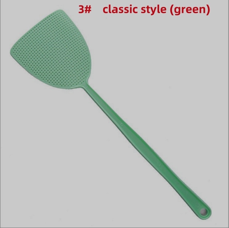 Hot selling Fly swatter plastic pp new material household non-bad manual extended handle fly and mosquito swatter