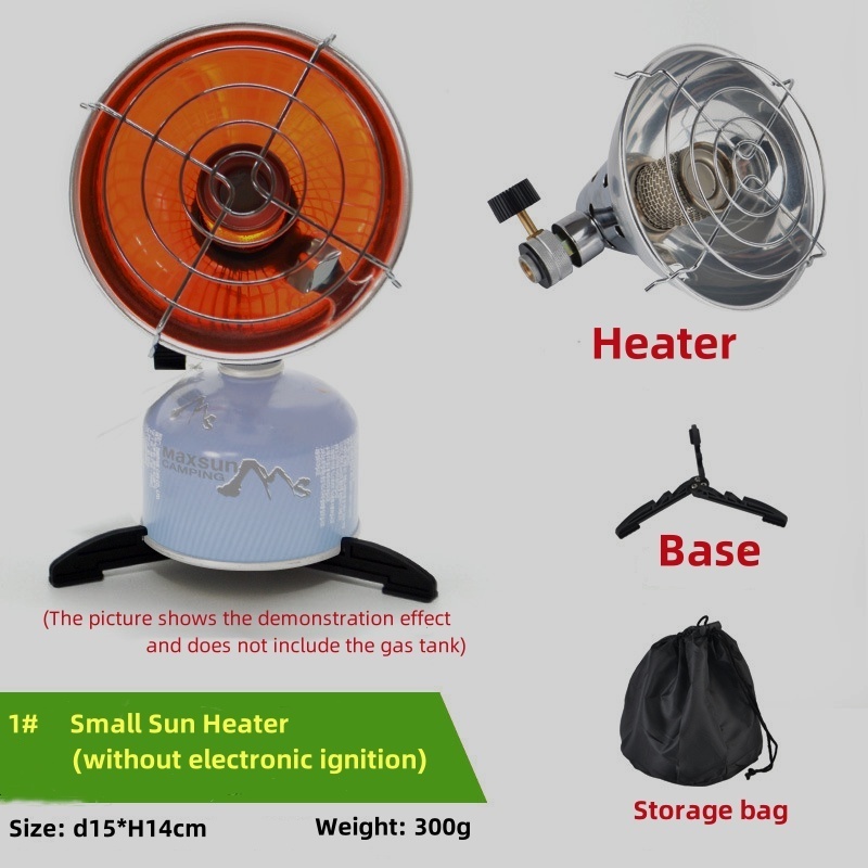 Hot selling Outdoor camping heater tent heating stove mini gas small solar tank grill stove