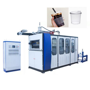 Used glass automatic cup high quality disposable plastic food container making machine