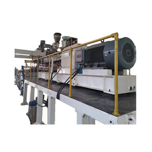 China Factory Plastic & Rubber Processing Machinery Used PET Twin Screw Extruder Machine For Sheet