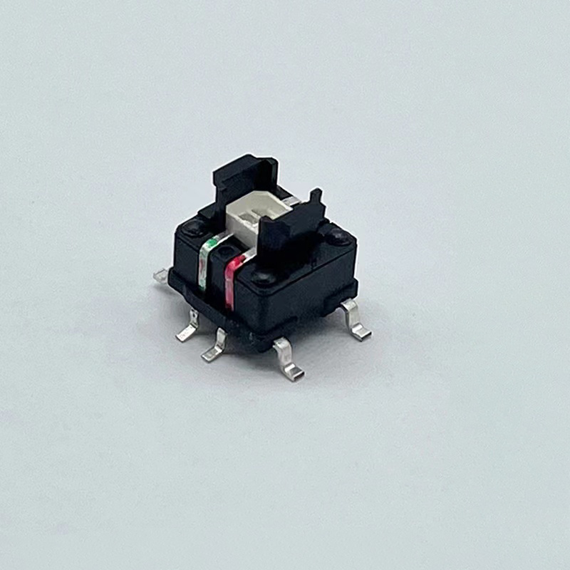 Factory sales SMD RGB three-color tact switch 6x6 LED Illuminated Push button Switch rgb led button small smd