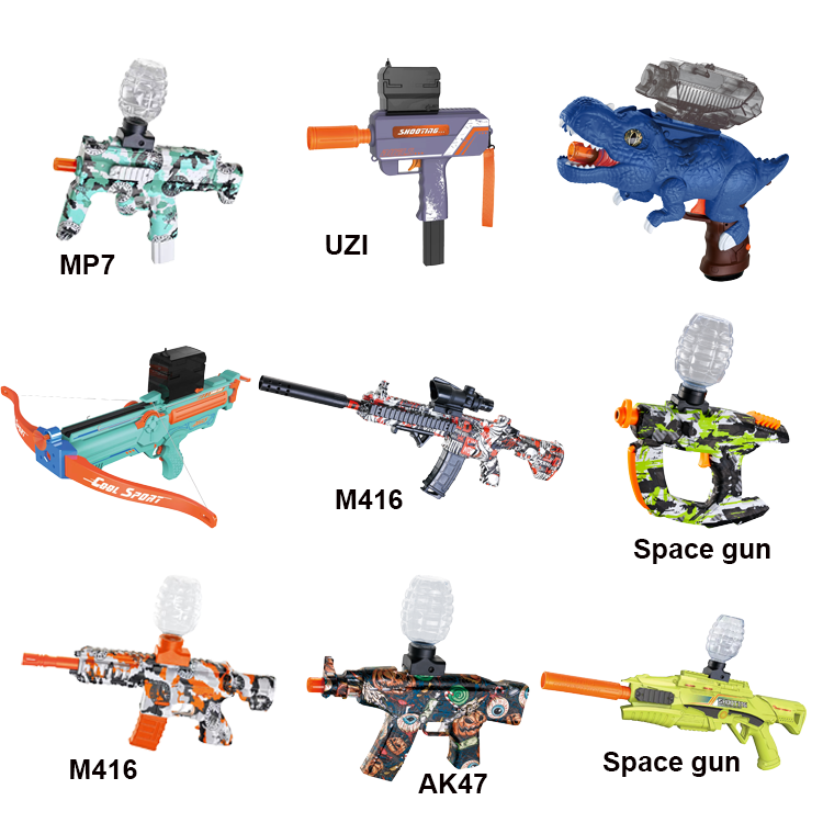 High Quality Cheap Plastic M416 Glock Toy Electric Gel Blaste Ball Sniper Rifle Gel Gun Blaster for Shoot Games