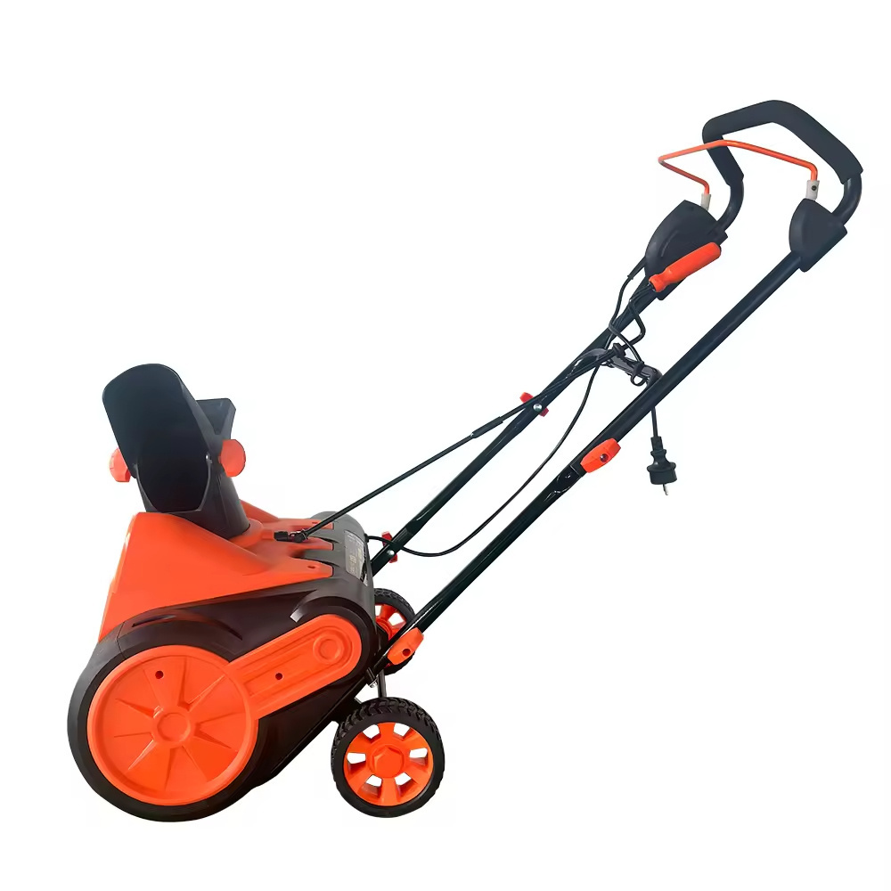 Simple and easy to operate handheld electric snow blower