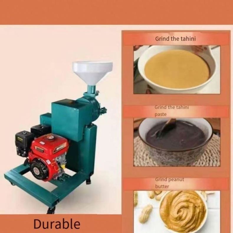 Commercial High-speed Universal Gasoline Paste Grinder Dry Nut Walnut Almond Peanut Butter Nut Tahini Butter Grinder