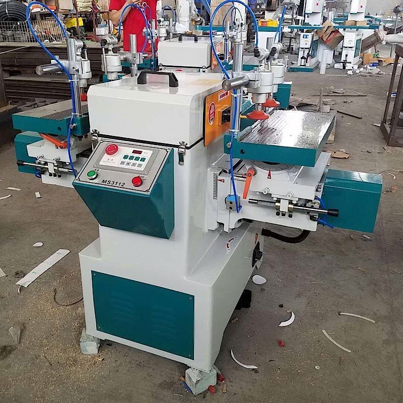 Horizontal Double-end Mortiser Two Spindle Mortising Machine Industrial Woodworking Boring Drilling Woodworking  Equipment