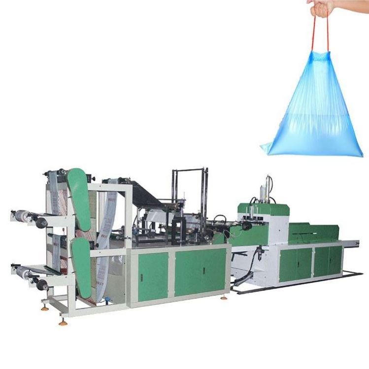 Drawstring Garbage Bag Plastic Bag Production Machine