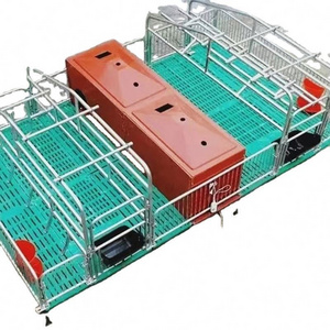 Pig Equipment Farrowing Crates Sow Pen Breeding Equipment Gestation Modern farm Turnkey Box Stalls Galvanized Pig Cage Swine