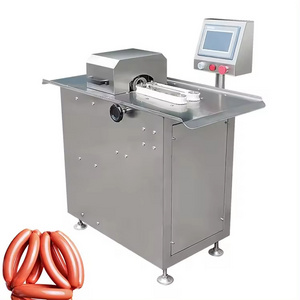 Automatic Stainless Steel 304 Sausage Tying Knotting Twisting Filling Wire Binding Machine Commercial High Speed Sausage Maker