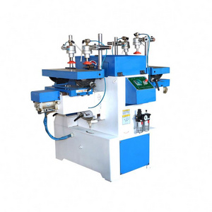 Horizontal Two Spindle Mortising Machine Drilling Boring Woodworking Double Ends Chain Door Double-head Tenon Slot Cnc Shaping