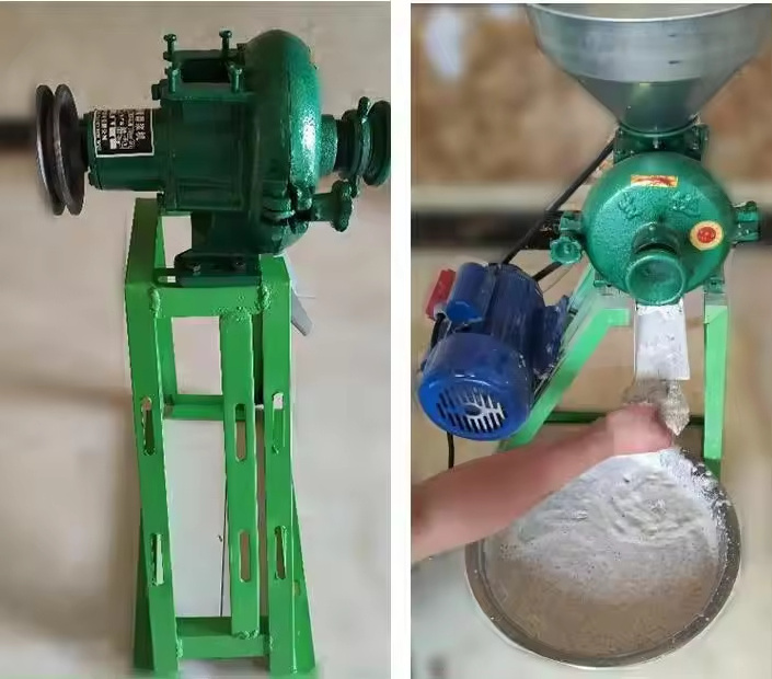 Commercial Grinder Wet And Dry Corn Grain Grinder Grinding Wheat Flour Milling Machine Flour Mill Dry And Wet Grain Grinder