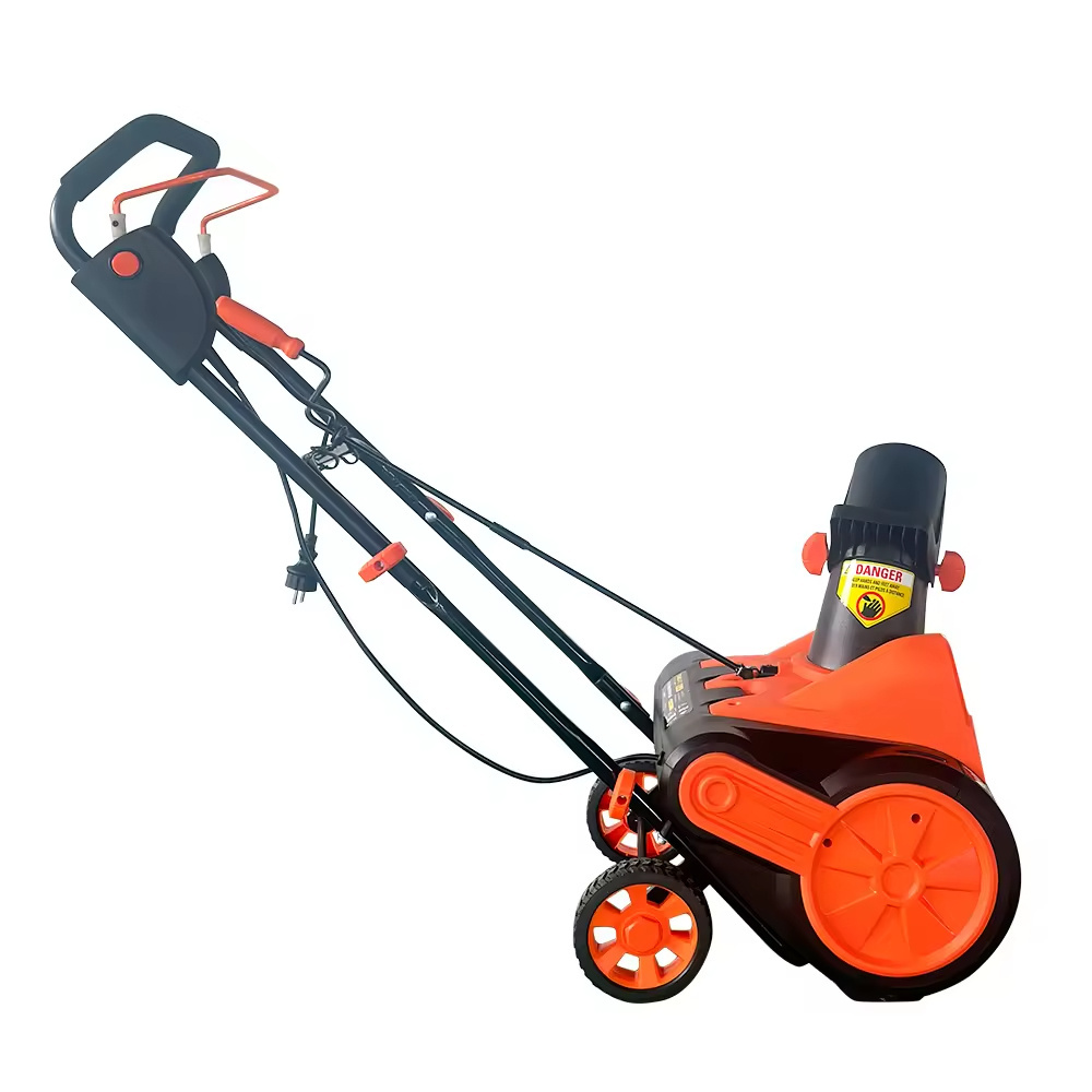 Simple and easy to operate handheld electric snow blower