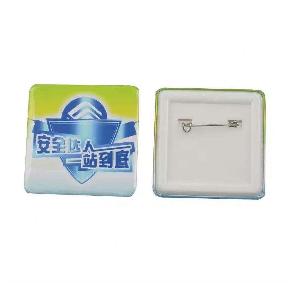 50*50/55*55 square Fridge metal  button badge cooking oil maker machine  tag button  fancy fashion button maker