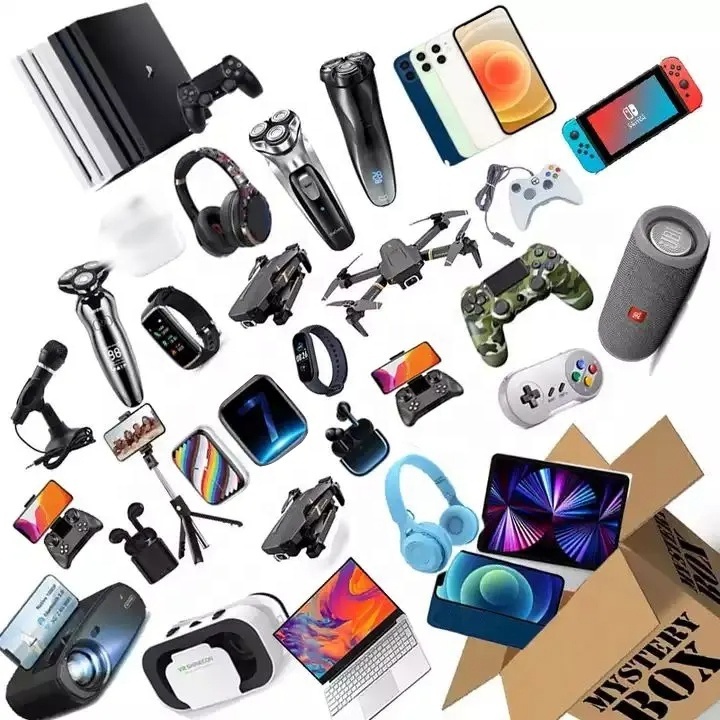 Smart Watches Wireless Earphone Headphones caja misteriosa box lucky draw surprise blind mystery box electronics with products