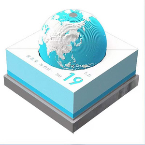 2022 Promotion Gift Home Decoration 3d Table Desk Calendar Ornaments Custom Logo Paper Note Memo Pad