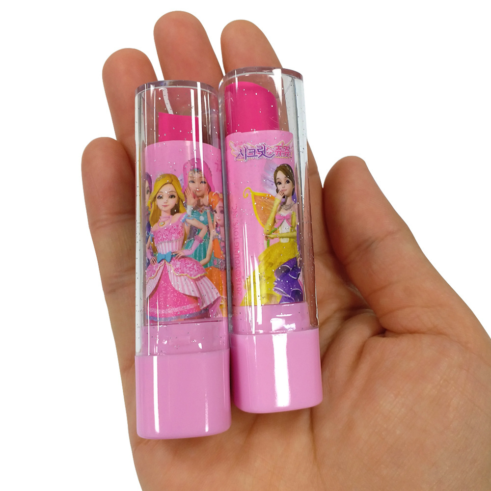 Korean Cartoon Kawaii Cute Kids Eraser Lipstick