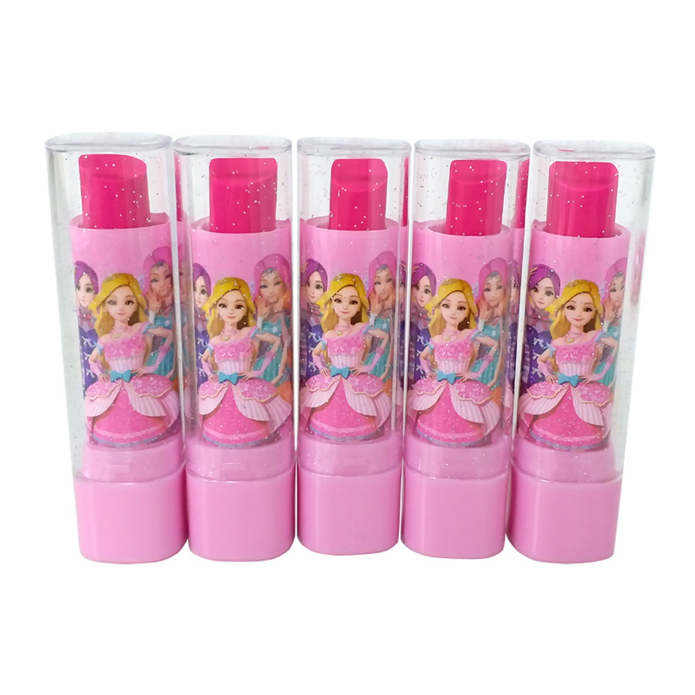 Korean Cartoon Kawaii Cute Kids Eraser Lipstick