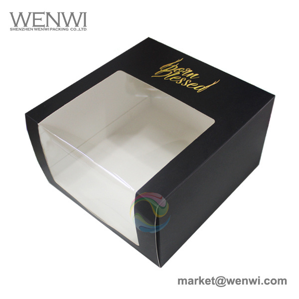 Luxury Customised Color LOGO Christmas Square Plain Collapsible Snapback Hat Packaging Box