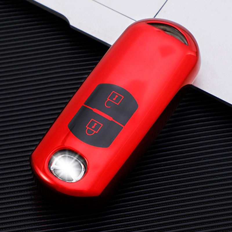 TPU Car Remote Key Cover Case For Mazda 2 3 6 Atenza Axela Demio CX-5 CX5 CX-3 CX7 CX8 CX-9 MX5 Accessories