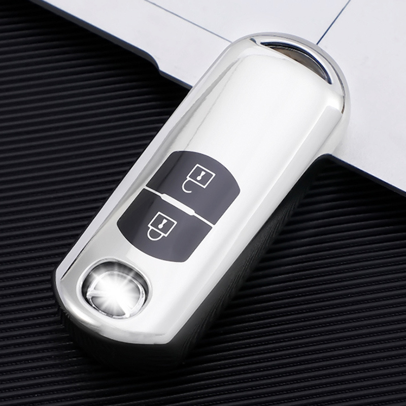 TPU Car Remote Key Cover Case For Mazda 2 3 6 Atenza Axela Demio CX-5 CX5 CX-3 CX7 CX8 CX-9 MX5 Accessories