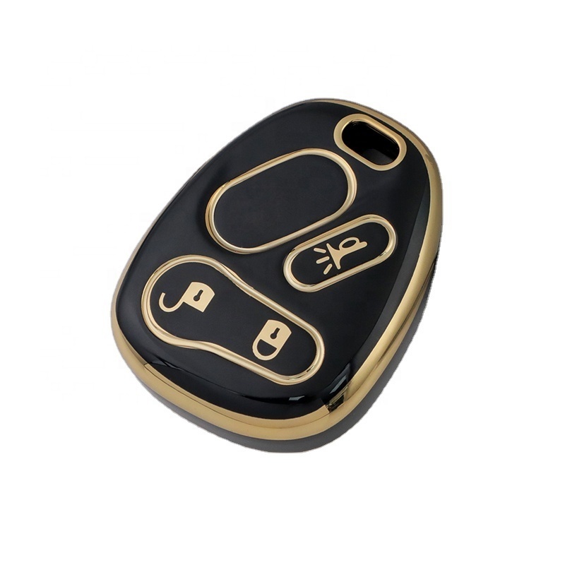 Keyless Entry Remote Control Car Key Fob case,3 Button car key cover For Chevrolet,soft TPU car key cover for Chevrolet Chevy