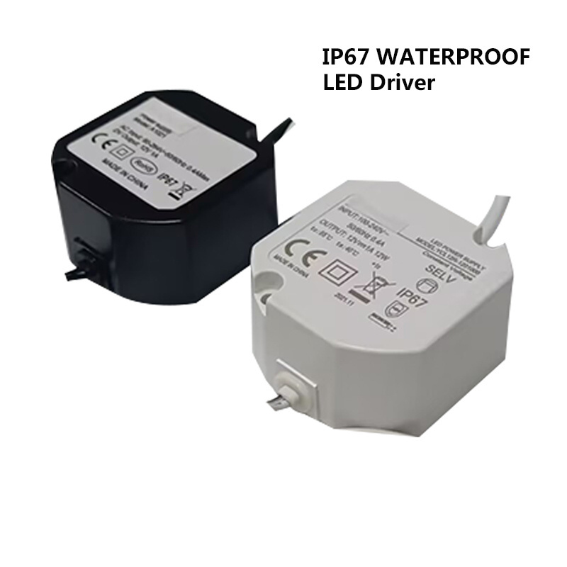 IP67 Waterproof LED Driver Light AC100-240V DC 12V LED Transformer Power Supply Adapter for Outdoor Led Lamp/Chip Led Driver