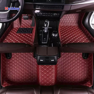 Muchkey Eco Friendly Luxury Leather Car Mats for KIA Forte 2018 Interior Accessories Car Floor Mats