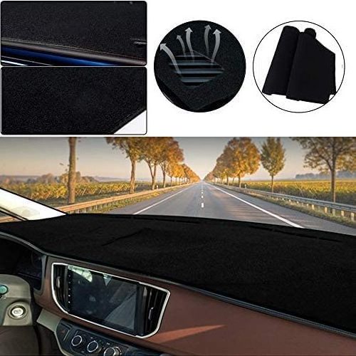 Muchkey Dash Board Cover Mat for Toyota Corolla 2007 2008 2009 2010 2011 2012 2013 Carpet Dashboard Cover Easy Installation