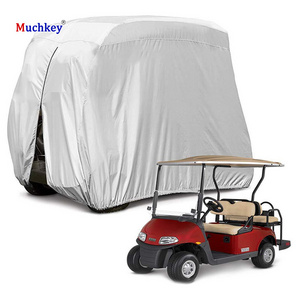 Muchkey Double Stitching High Bomb Loose Band Golf Cart Bag Rain Cover Uv Protection Waterproof Universal Fits Golf Cart Covers