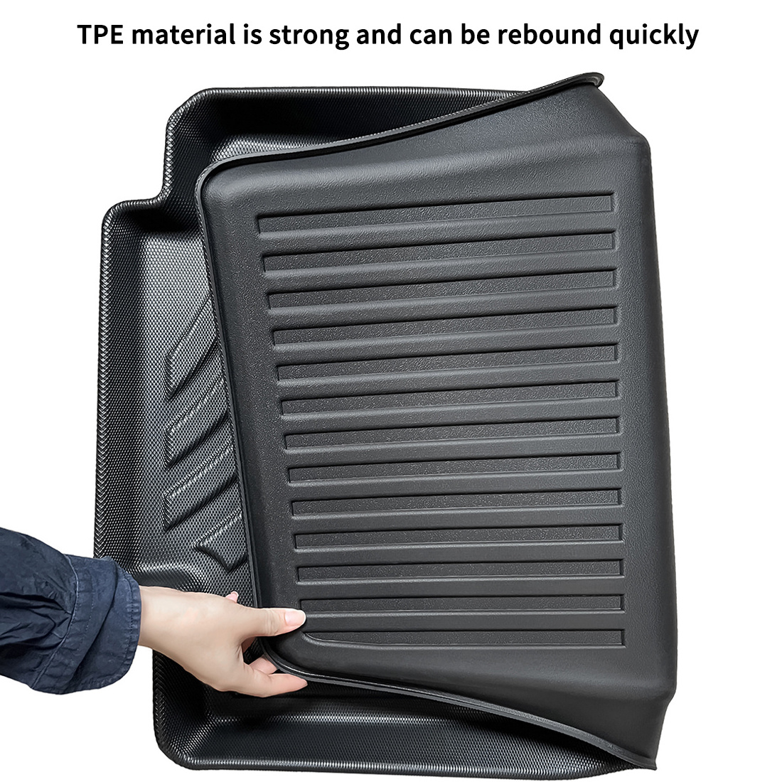 Muchkey TPE Mats For 2018 2019 BYD Qin Pro EV Car Accessories Decorative Protector Waterproof All Weather Special Car Floor Mats